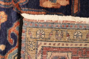 Semi Antique Purple-navy Tribal 5X10 Nahavand Persian Rug