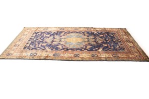 Semi Antique Purple-navy Tribal 5X10 Nahavand Persian Rug