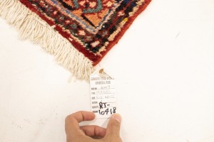 Semi Antique Red Floral 4'3X6'5 Mahal Persian Rug