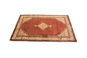 Vintage Tribal Red 3'6X5 Botemir Persian Rug