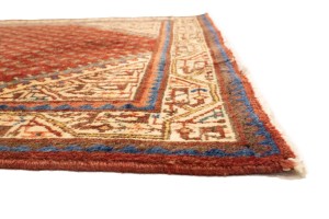 Vintage Tribal Red 3'6X5 Botemir Persian Rug