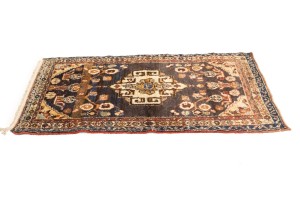 Vintage Floral Tribal 3X6 Hamedan Persian Rug