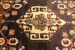Vintage Floral Tribal 3X6 Hamedan Persian Rug