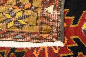 Vintage Tribal Geometric 2X3 Heriz Persian Rug