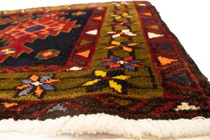 Vintage Tribal Geometric 2X3 Heriz Persian Rug