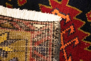 Vintage Tribal Geometric 2X3 Heriz Persian Rug