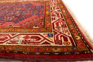 Vintage Purple Tribal 2'9X4'3 Tajabad Persian Rug