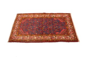 Vintage Purple Tribal 2'9X4'3 Tajabad Persian Rug