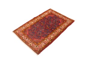 Vintage Purple Tribal 2'9X4'3 Tajabad Persian Rug