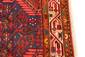 Vintage Purple Tribal 2'9X4'3 Tajabad Persian Rug