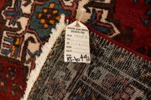 Vintage Tribal Red 3'5X4'7 Karajeh Persian Rug