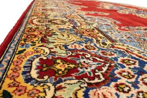 Vintage Floral Classic Red 10X13 Tabriz Persian Rug