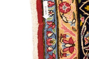 Vintage Red Floral 9X13 Kerman Persian Rug