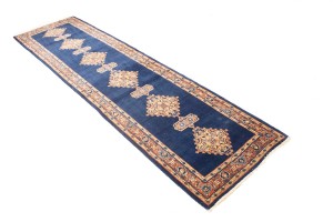 Vintage Floral 3'7X13'6 Mahal Persian Runner Rug
