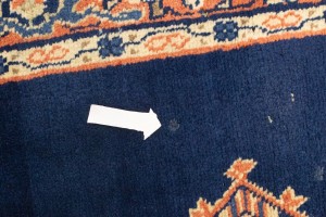 Vintage Floral 3'7X13'6 Mahal Persian Runner Rug