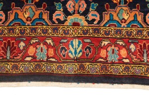 Vintage Floral 4X13 Mahal Persian Runner Rug