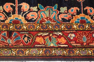 Vintage Floral 4X13 Mahal Persian Runner Rug
