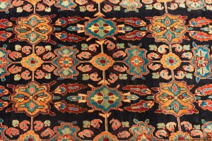 Vintage Floral 4X13 Mahal Persian Runner Rug