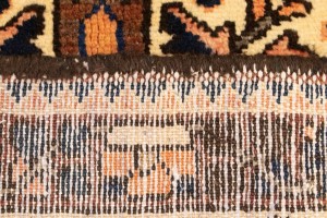 Vintage Brown Floral 10X12 Bakhtiari Persian Rug
