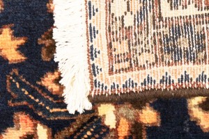 Vintage Brown Floral 10X12 Bakhtiari Persian Rug