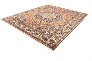 Vintage Brown Floral 10X12 Bakhtiari Persian Rug