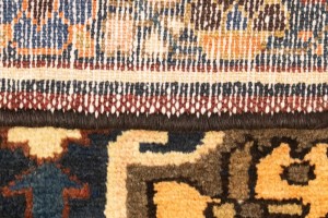 Vintage Rusty Red Floral 10'6X13 Bakhtiari Persian Rug