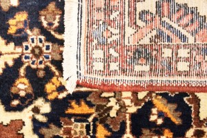 Vintage Brown Floral 10X12 Bakhtiari Persian Rug