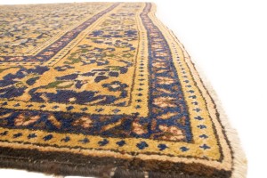 Semi Antique Purple Geometric 7'4X10'5 Ardabil Persian Rug