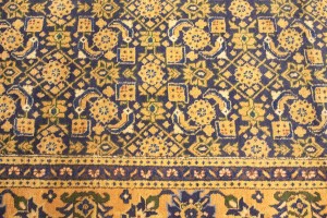 Semi Antique Purple Geometric 7'4X10'5 Ardabil Persian Rug