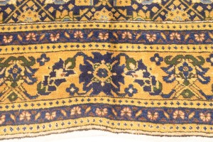 Semi Antique Purple Geometric 7'4X10'5 Ardabil Persian Rug