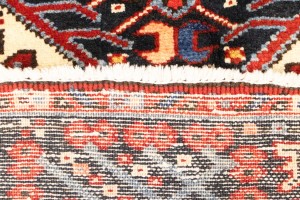 Vintage Red Tribal 5X13 Karajeh Persian Runner Rug