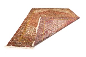 Vintage Red Geometric 11X15 Heriz Persian Rug