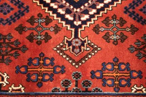 Vintage Red Tribal 8X12 Joshaghan Persian Rug