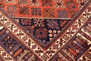 Vintage Red Tribal 8X12 Joshaghan Persian Rug