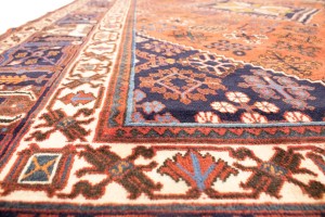 Vintage Red Tribal 8X12 Joshaghan Persian Rug