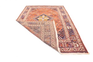 Vintage Red Tribal 8X12 Joshaghan Persian Rug