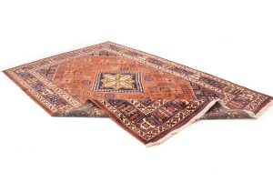Vintage Red Tribal 8X12 Joshaghan Persian Rug