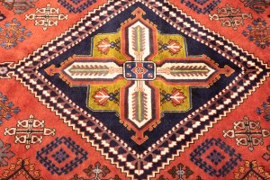 Vintage Red Tribal 8X12 Joshaghan Persian Rug
