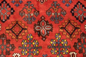 Vintage Red Tribal 8X12 Joshaghan Persian Rug