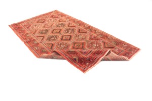 Vintage Red Tribal 5X10 Shiraz Lori Persian Rug