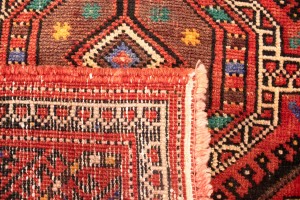 Vintage Red Tribal 5X10 Shiraz Lori Persian Rug