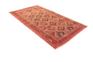 Vintage Red Tribal 5X10 Shiraz Lori Persian Rug