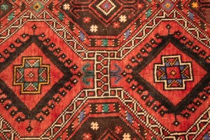 Vintage Red Tribal 5X10 Shiraz Lori Persian Rug