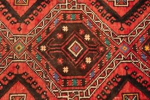 Vintage Red Tribal 5X10 Shiraz Lori Persian Rug