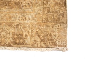 Antique Muted Distressed 7X11 Tabriz Persian Rug