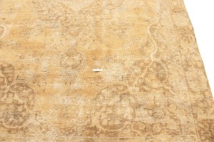Antique Muted Distressed 7X11 Tabriz Persian Rug