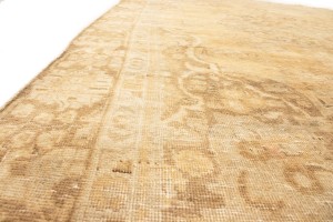 Antique Muted Distressed 7X11 Tabriz Persian Rug