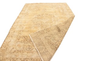Antique Muted Distressed 7X11 Tabriz Persian Rug