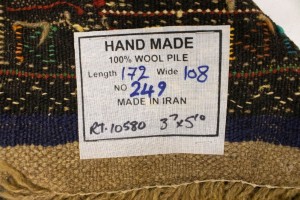 Multicolored Tribal 4X6 Sumak Herati Persian Rug