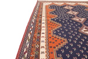 Plum Tribal 4X7 Sumak Persian Rug
